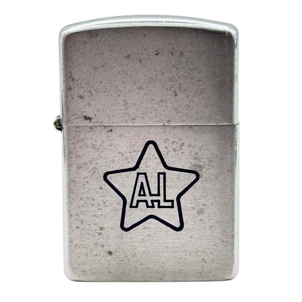 1953-1954 Zippo AL Star Andy Vince Brackenridge Tandem Mill Pocket Lighter